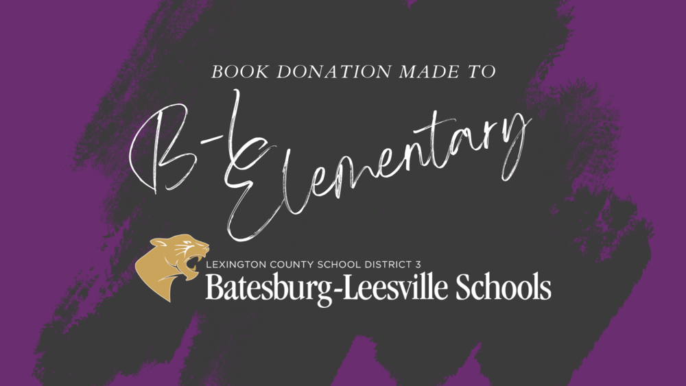 Book Donation Made to BLES