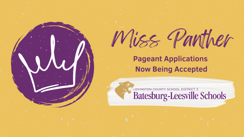 Miss Panther Pageant Applications Now Being Accepted