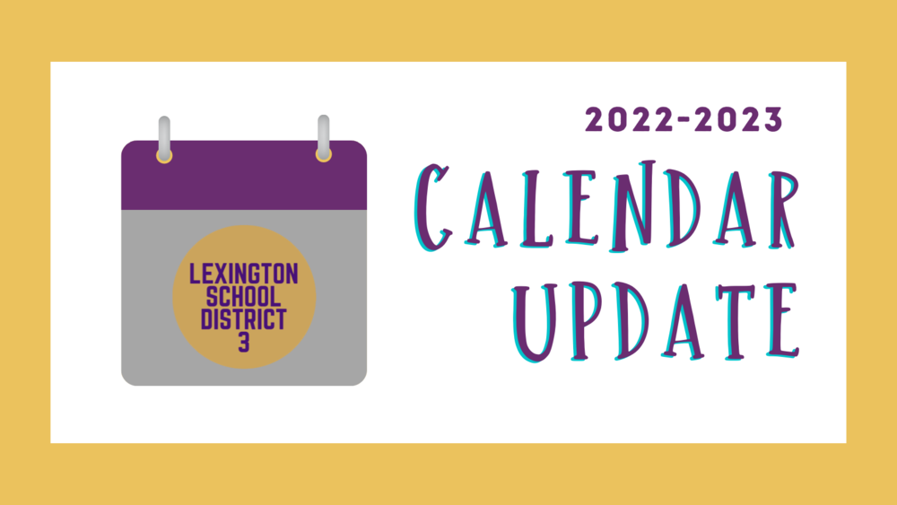 2022-2023 Calendar Update for Panther Families