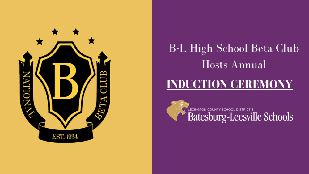B-L High School Beta Club Inducts 40 New Members