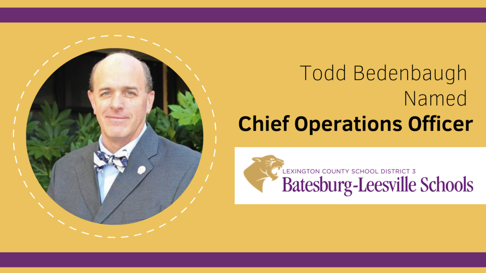 TODD BEDENBAUGH NAMED CHIEF OPERATIONS OFFICER
