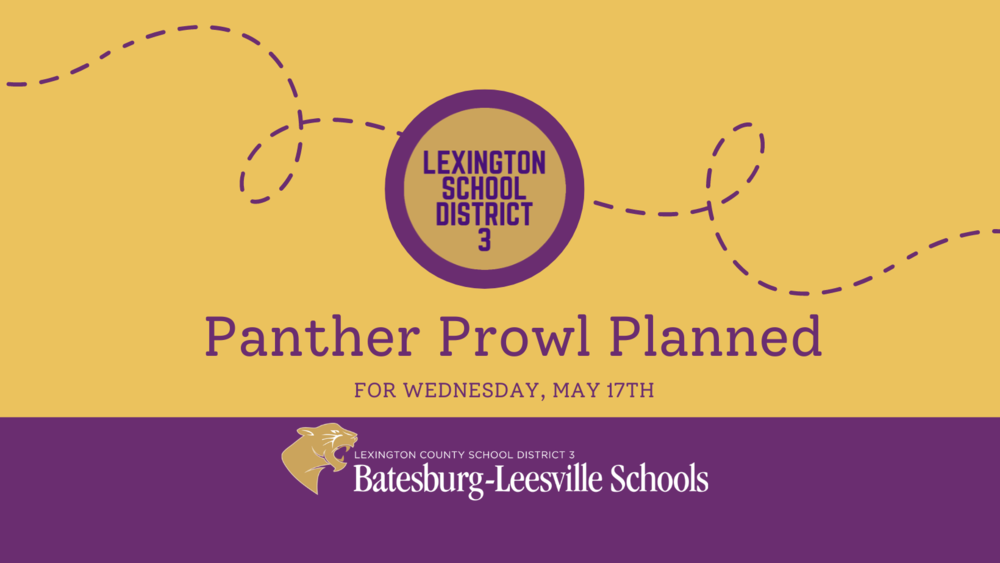 Panther Prowl Planned for Wednesday, May 17th