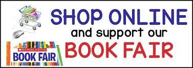 Scholastic Book Fair graphic to shop online