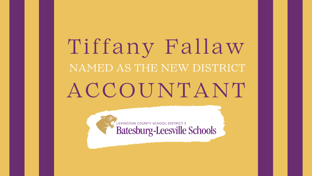 Tiffany Fallaw Named As The New Accountant for Lexington County School District Three