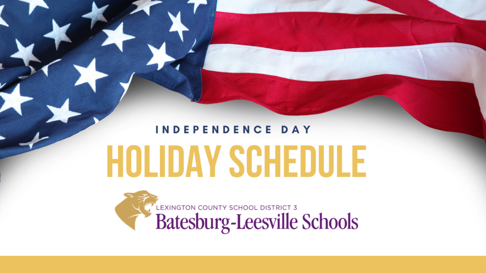 Independence Day Holiday Schedule Reminder