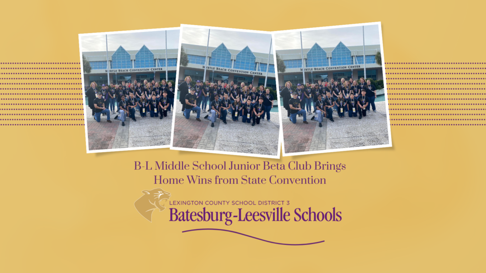 B-L Middle School Junior Beta Club Brings Home Wins From State Convention