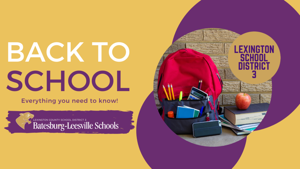 Back-to-School Information for Panther Families