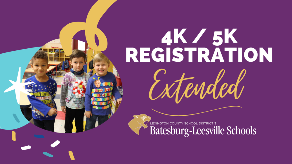 4K/5K New Student Registration Extended Through May 11th