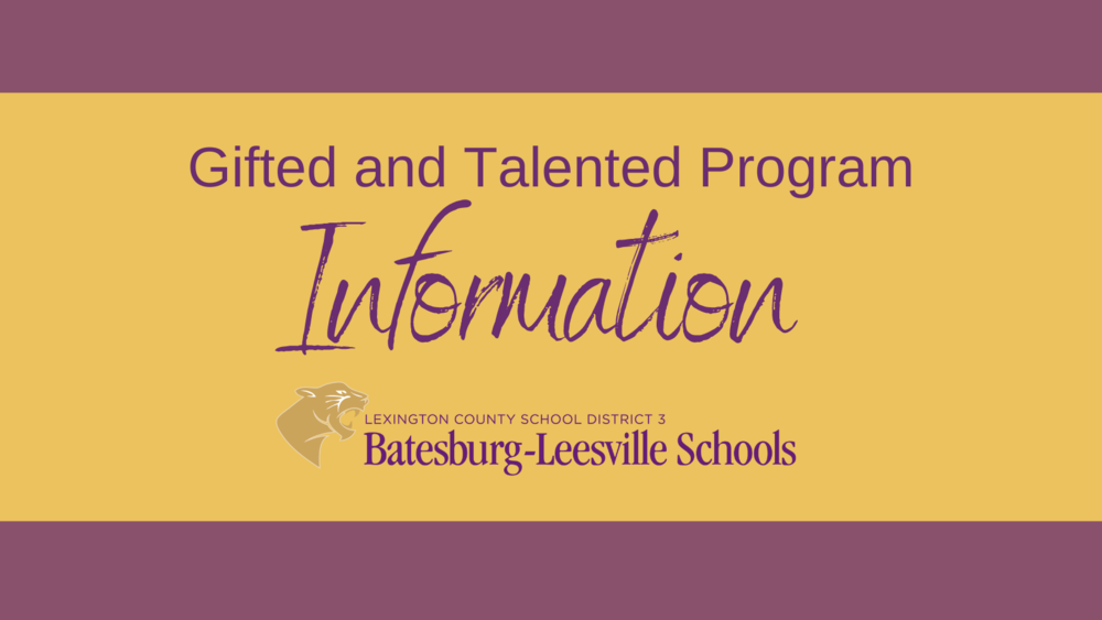 Gifted and Talented Nomination Forms Now Available
