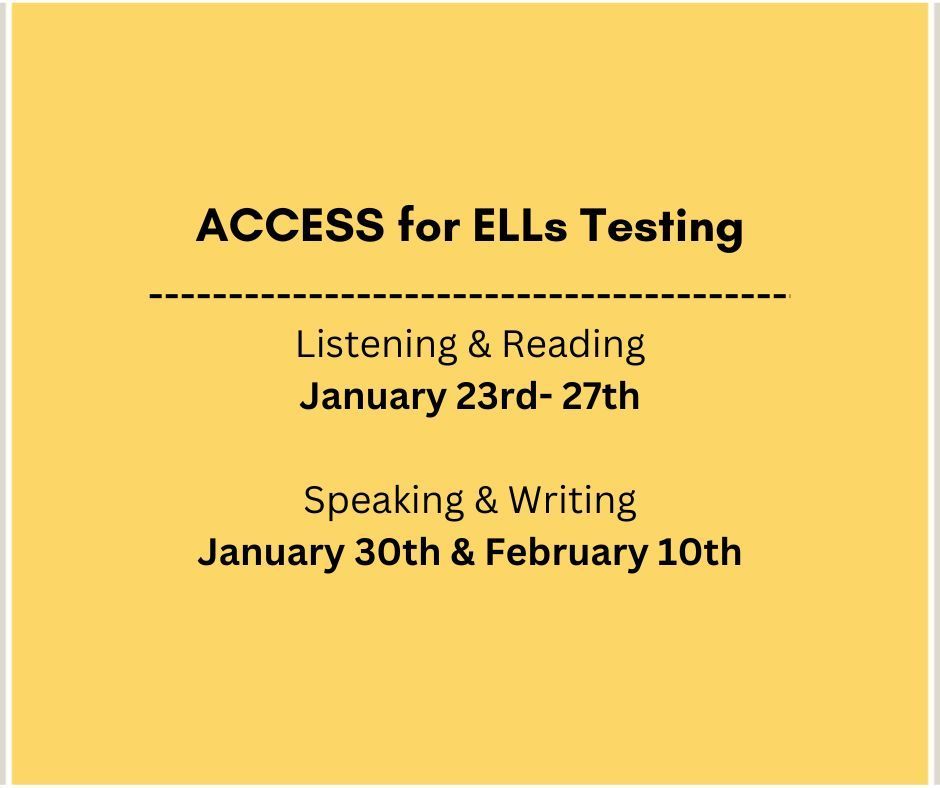ACCESS for ELLs Testing