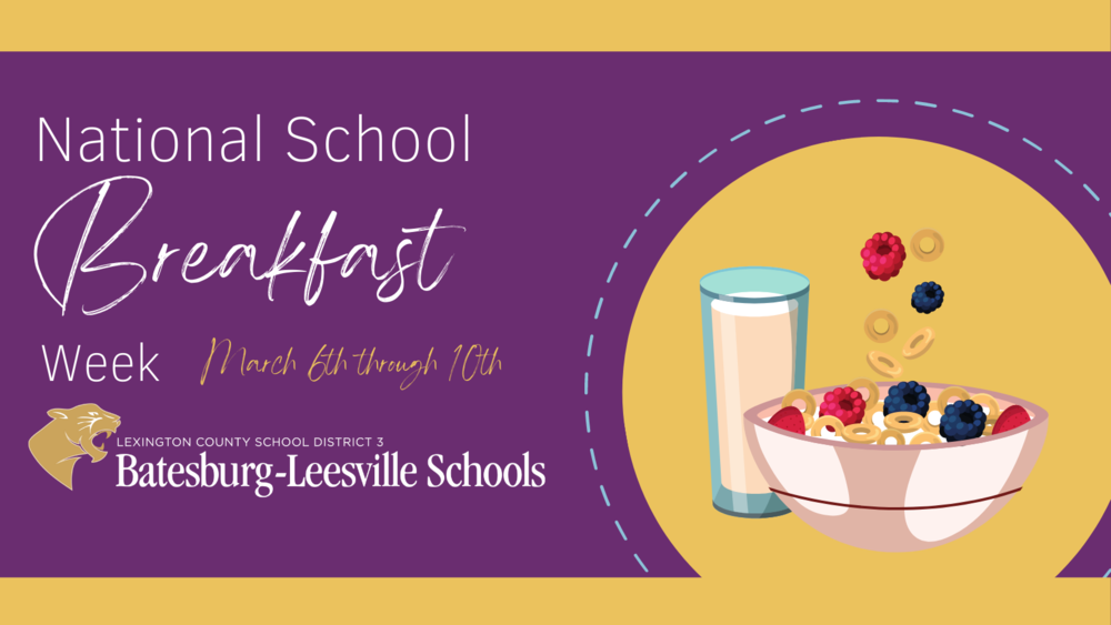 National School Breakfast Week Set for March 6th through 10th