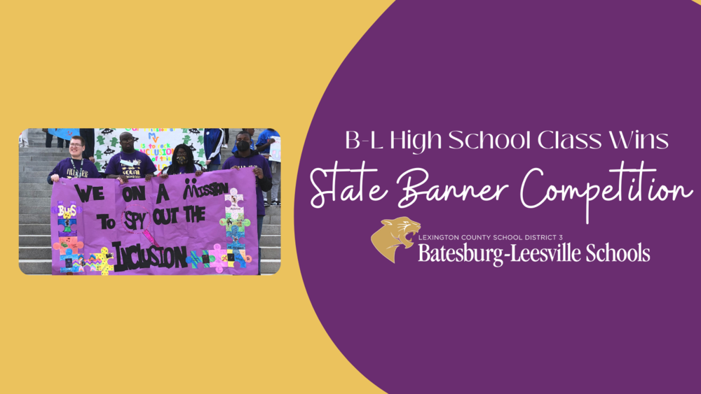 B-L High School Class Wins Statewide Banner Competition