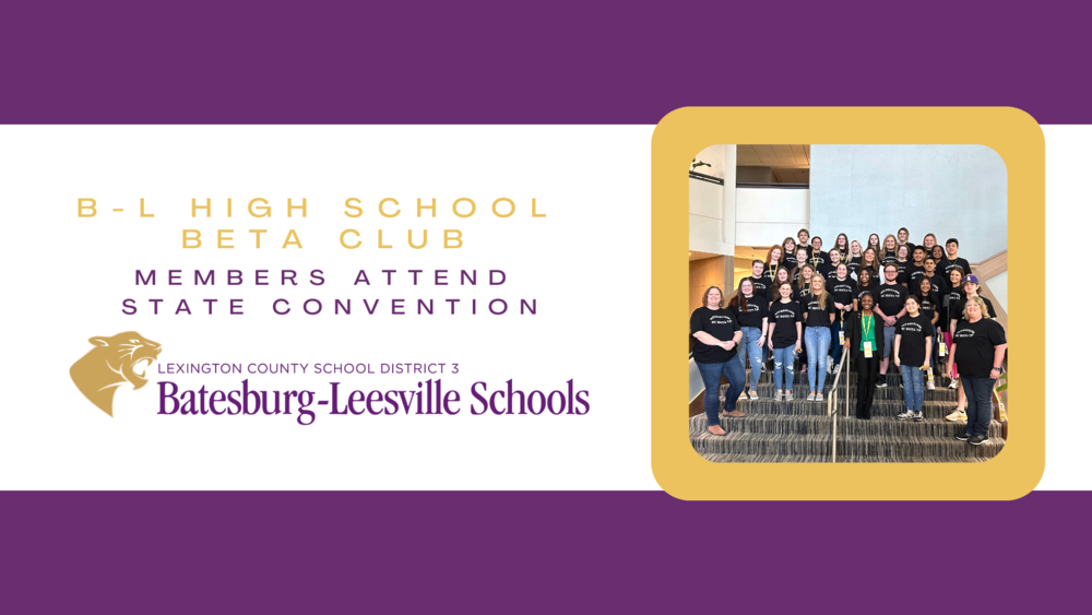 B-L High School Beta Club Members Win Awards at State Convention