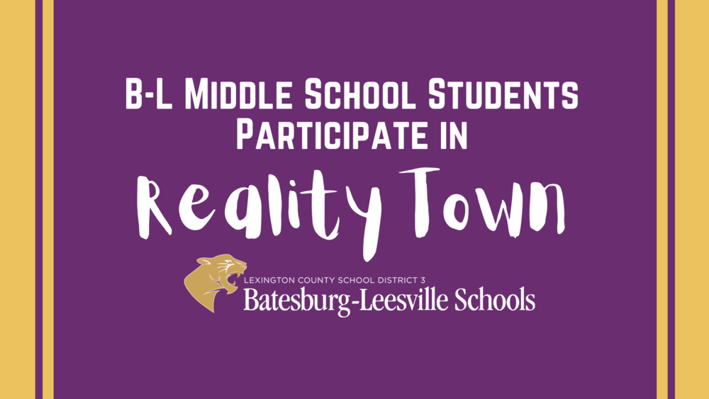 B-L Middle School Students Participate in Reality Town Event