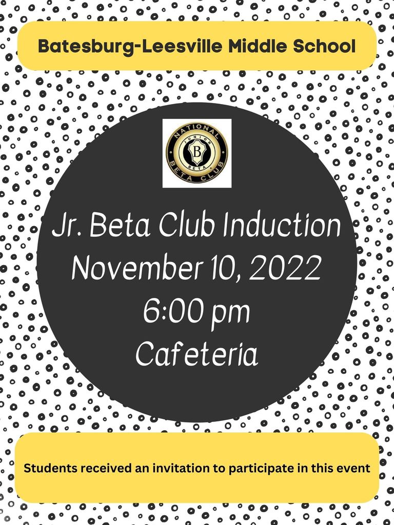 Jr. Beta Club Induction